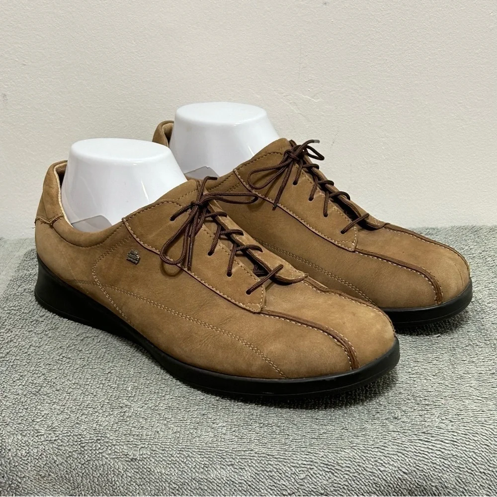 Finn Comfort Leather Oxford Shoes